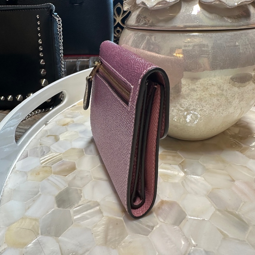 Coach colorblock metallic Wyn wallet so pretty! - Picture 3 of 6